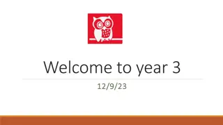 Year 3 Welcome Meeting and School Information