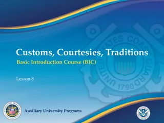 Sea Service Terminology and Customs for University Programs