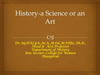 Controversy: History - Science or Art?
