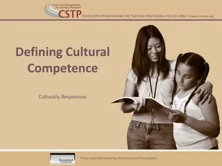 Defining Cultural Competence for School Professionals