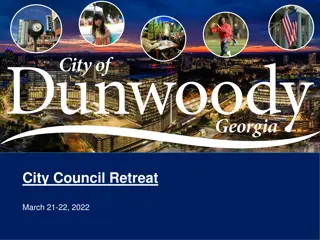 City Council Retreat and Topics Discussion - March 21-22, 2022