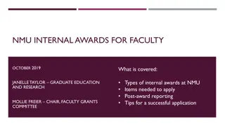 Internal Awards for Faculty at NMU: Types, Application Tips, and Available Grants
