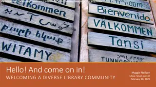 Exploring the Role of an EDI Coordinator in Library Diversity Initiatives