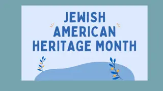 Jewish American Identity and Diversity