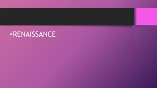 The Impact of the Renaissance on European Culture and Society