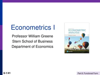 Functional Form in Econometrics: Dummy Variables, Regression Analysis, and Art Sales Analysis