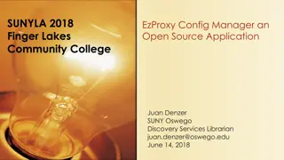 EzProxy Configuration for Seamless Library Access