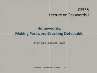 Enhancing Password Security with Honeywords: A Technical Overview