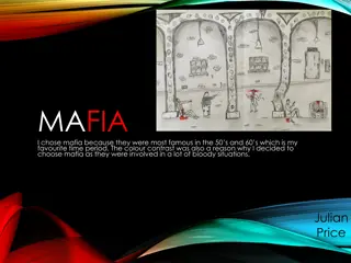 Artworks Inspired by Mafia Culture in the 50s and 60s