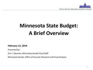 Minnesota State Budget Overview and Fiscal Analysis