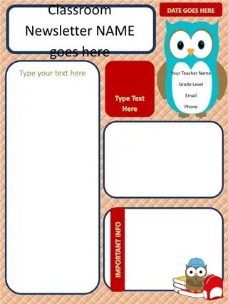 August Newsletter: Welcome Back to School with Brown Bear Theme
