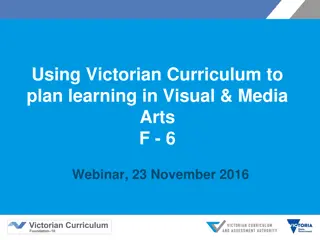 Planning Learning in Visual & Media Arts Using Victorian Curriculum