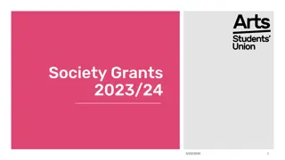 Apply for Society Grants 2023/24 - Funding Opportunities for Student Activities