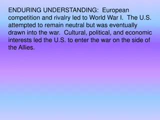 American Foreign Policy in the Early 20th Century: From Neutrality to Global Engagement