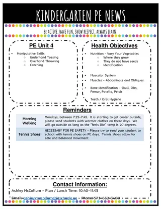 Physical Education News for Elementary Students