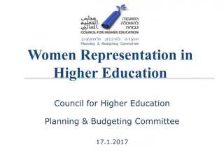 Advancing Women in Higher Education: Committees, Statistics, and Recommendations