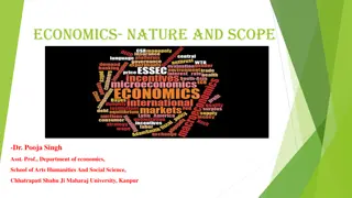 Nature and Scope of Economics
