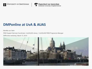 RDM Support Services at UvA/AUAS: Workshop Highlights and Resources