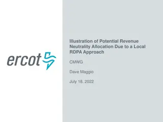 Local RDPA Approach Impact on Revenue Neutrality Allocation