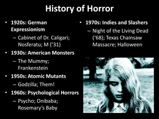 Evolution of Horror Films: From German Expressionism to New Wave Cinema