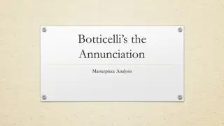 Botticelli's Masterpiece: The Annunciation Analysis