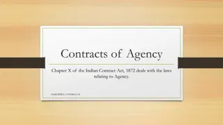 Laws of Agency in Indian Contract Act 1872