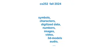 ASCII Characters and Bit Representation