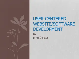 Human Computer Interaction Goals and Organizational Schemes