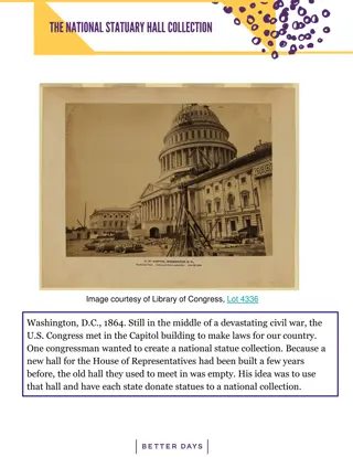 History of the National Statuary Hall Collection in the US Capitol