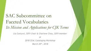 Towards Full Implementation of Library of Congress Faceted Vocabularies