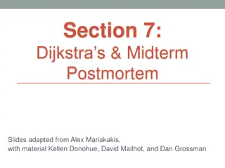 Learning Dijkstra's Algorithm and Midterm Review Slides