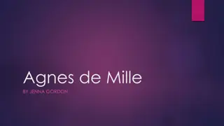 Agnes de Mille: Pioneering Ballet Choreographer and Broadway Legend
