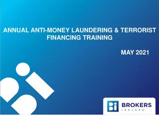 Anti-Money Laundering and Terrorist Financing Training