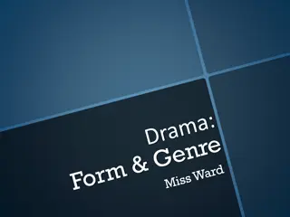 Drama Forms and Genres: A Comprehensive Overview