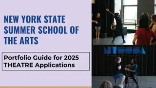NYSSSA Theatre Portfolio Guide 2025 - Audition Tips & Application Instructions