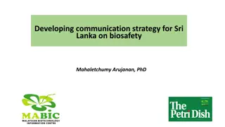 Developing Communication Strategy for Biosafety in Sri Lanka