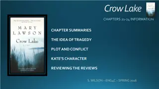 Tragedy and Conflict in Crow Lake: Chapters 21-24 Analysis