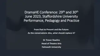 Exploring Challenges in Contemporary Theatre Training