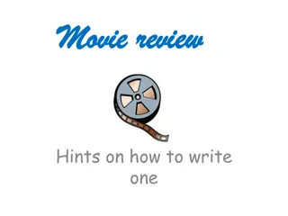 Effective Movie Review Writing Tips & Structure