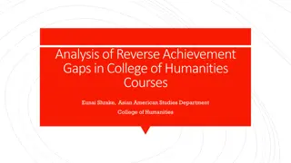 Promoting Student Success and Closing Achievement Gaps in College Humanities Courses