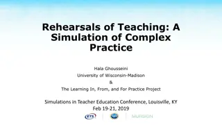 Complex Practice in Teacher Education and Rehearsals of Teaching