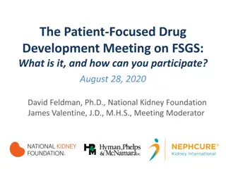 Patient-Focused Drug Development Meeting for FSGS