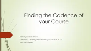 Impact of Cadence on Learning and Memory