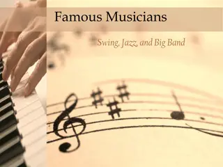 Legendary Swing and Jazz Musicians of the Big Band Era