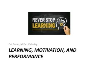 Motivation, Learning, and Performance Insights