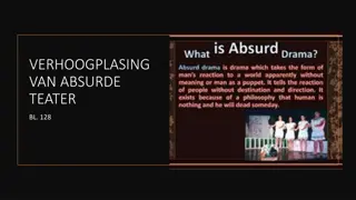 Significance of Staging in Absurd Theatre