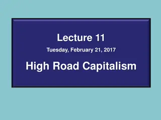 High Road Capitalism: Trends and Challenges