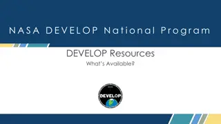 NASA DEVELOP Resources and Collaborative Platforms for Earth Science