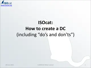 Creating Effective ISOcat Entries for Annotation Schemes