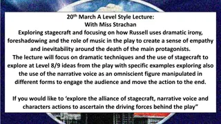 Exploring Dramatic Techniques in Blood Brothers: A Level Lecture